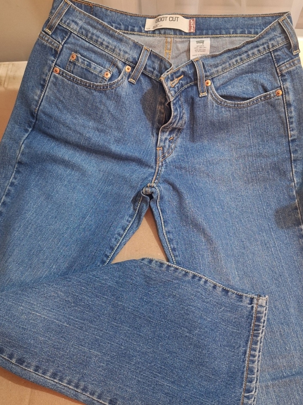 Levi's Women's Boot Cut Jeans in Classic Blue